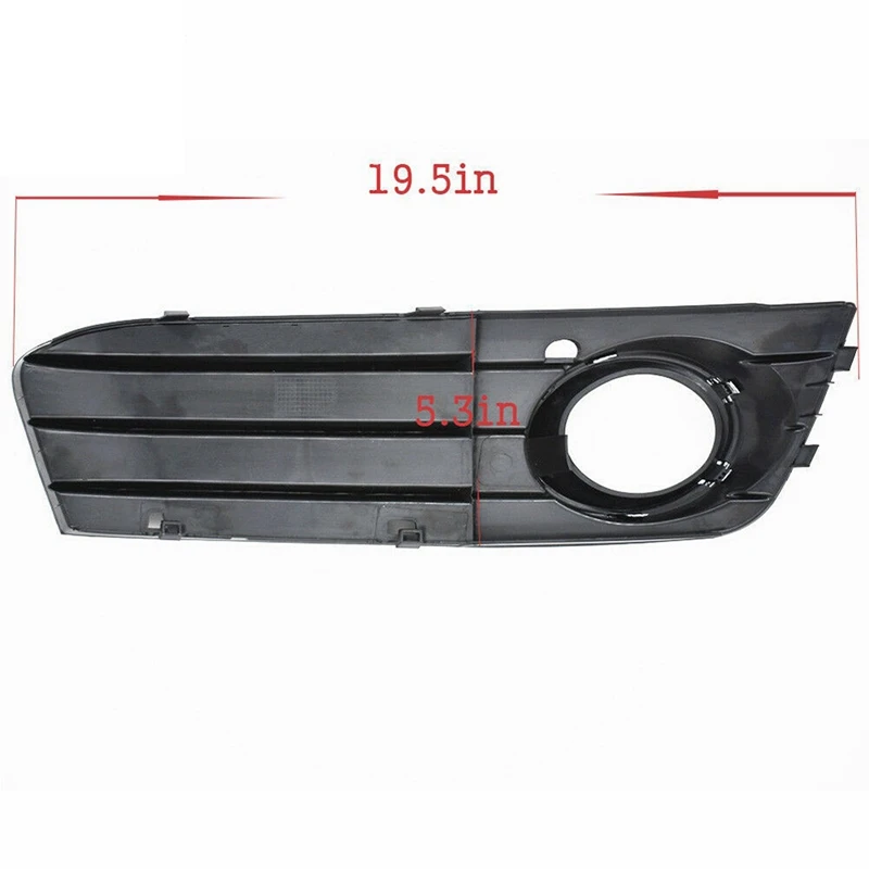 

1 Pair Car Front Bumper Fog Light Grille Grill Cover for - A4 B8 A4L 2009-2012 8KD 807 682 01C 8KD 807 681 01C