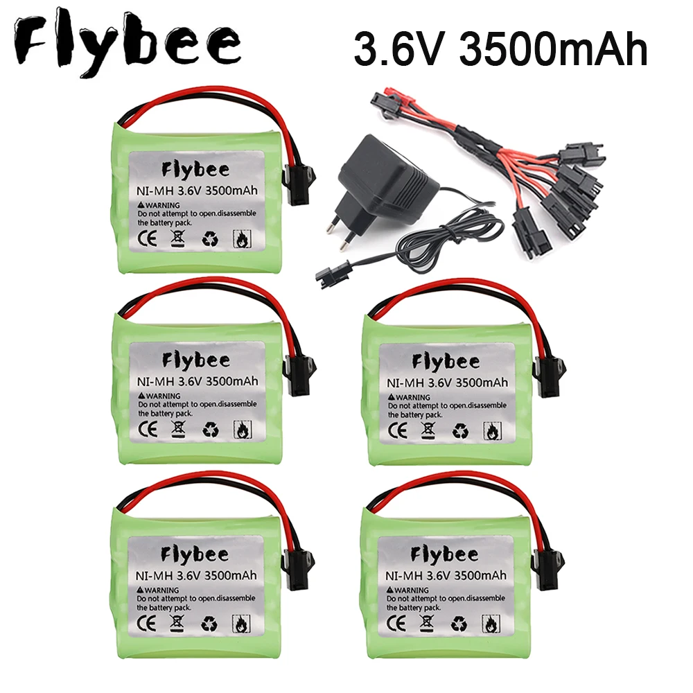 Tamiya по супер скидке/SM plug 3 6 v 3500 мА/ч никель металл гидридного Батарея для