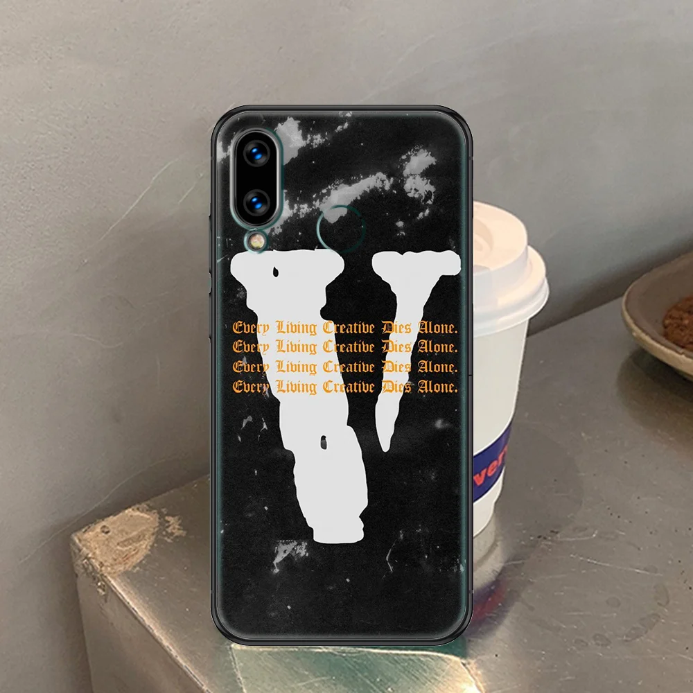 

brand Vlones fashion Phone case For Huawei Honor 6 7 8 9 10 10i 20 A C X Lite Pro Play black silicone Etui tpu hoesjes art coque
