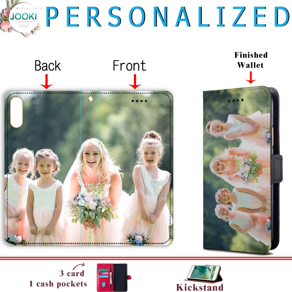 Чехол для телефона Galaxy M62 с персонализированным логотипом и изображением вашей свадьбы, кошелек из кожи для Samsung F62.