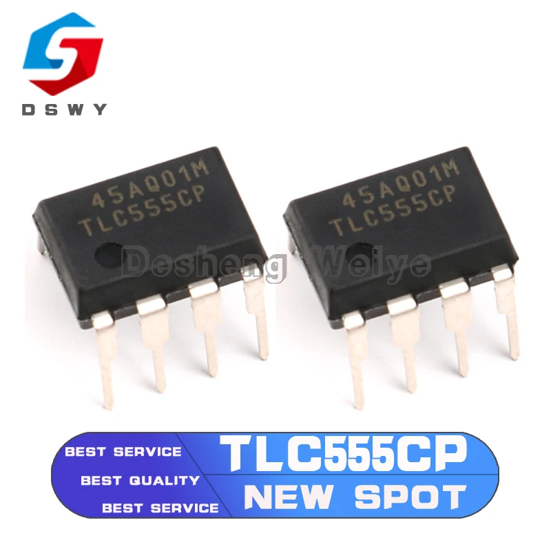 

10PCS TLC555CP DIP8 TLC555 DIP DIP-8 555CP TL555CP DIP Novo E Original