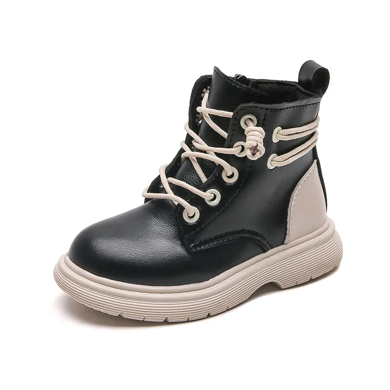 Новинка Осень зима 2021 детские кроссовки CNFSNJ для мальчиков кожаные девочек