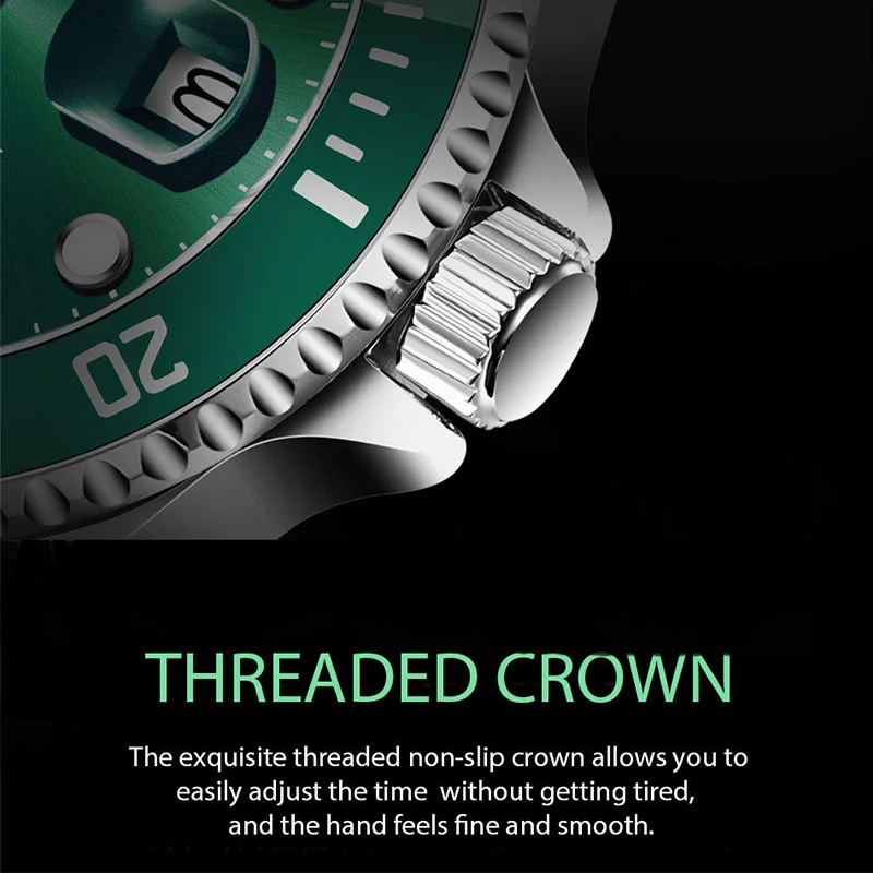 

Top Brand Luxury Fashion Diver Watch Men 30ATM Waterproof Date Clock Sport Watches Mens Quartz Wristwatch Relogio Masculino