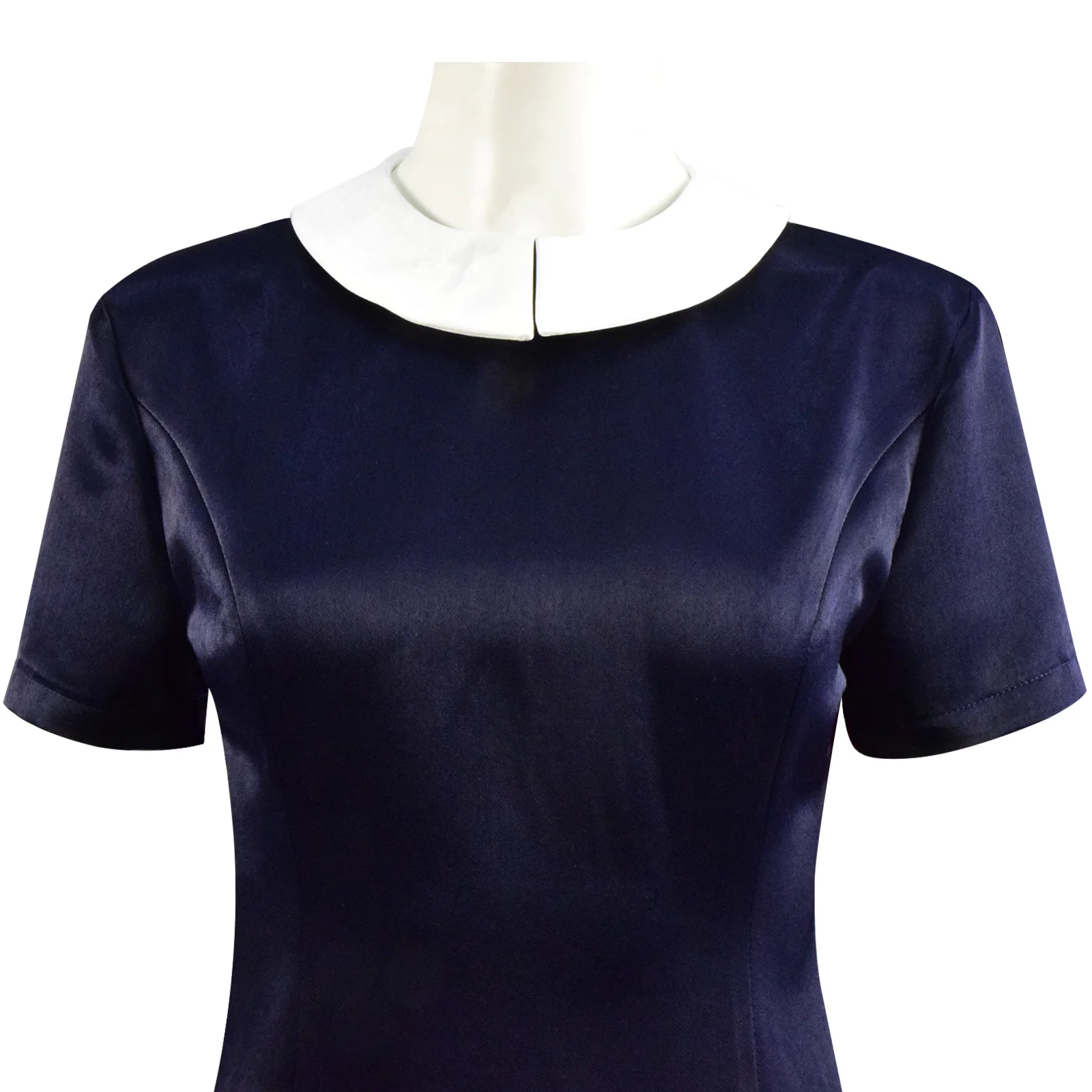 

CosDaddy Beth Harmon Cosplay Costume Women Navy Dress Queen Costume