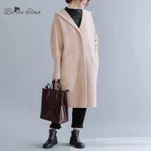 BelineRosa женские зимние пальто повседневное осень зима женское длинное пальто большого размера JJDM0128