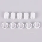 25-100 шт. регулируемые силиконовые затычки, Ушная веревка, противоскользящая Пряжка, эластичные затычки фиксатор шнура, пряжки для шитья