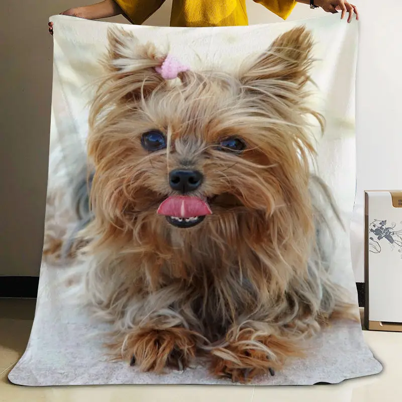 ?? Musifeカスタム素敵な犬フランネル毛布デザイン独自の毛布フランネル毛布ソファdiyのドロップシッピング