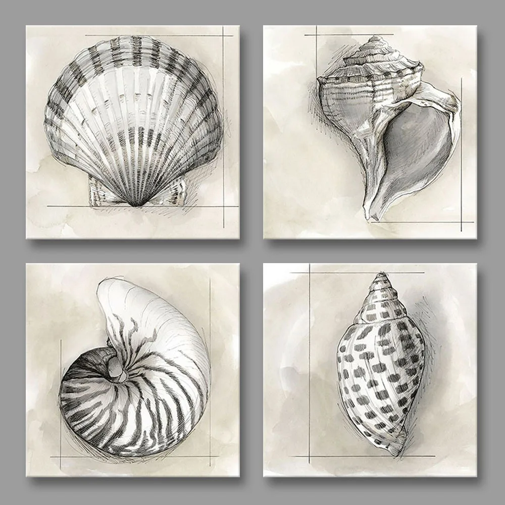 5D DIY алмазная живопись раковины морские животные круглая Алмазная вышивка крест