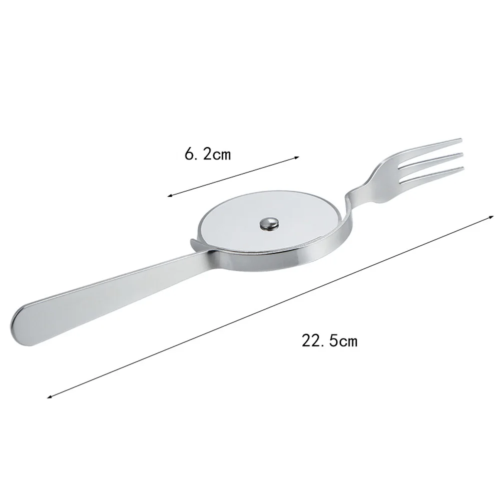 Резак для пиццы и вилка из нержавеющей стали резак с вилкой | Дом сад