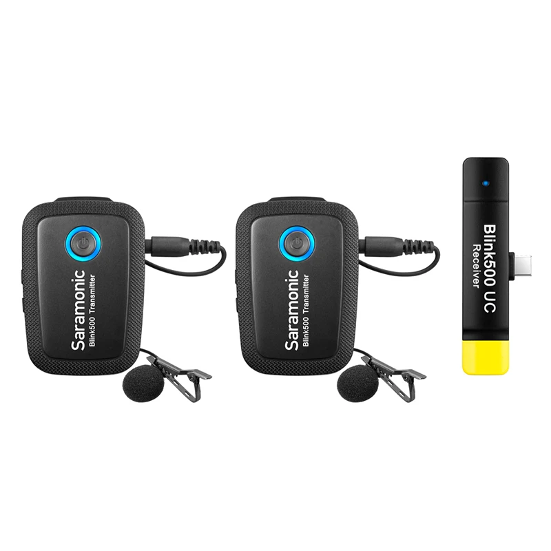 Saramonic Blink 500 серия B1 B2 B5 B6 2,4 ГГц двухканальная Беспроводная микрофонная система с Lavalier Blink500 VS RODE wireless go