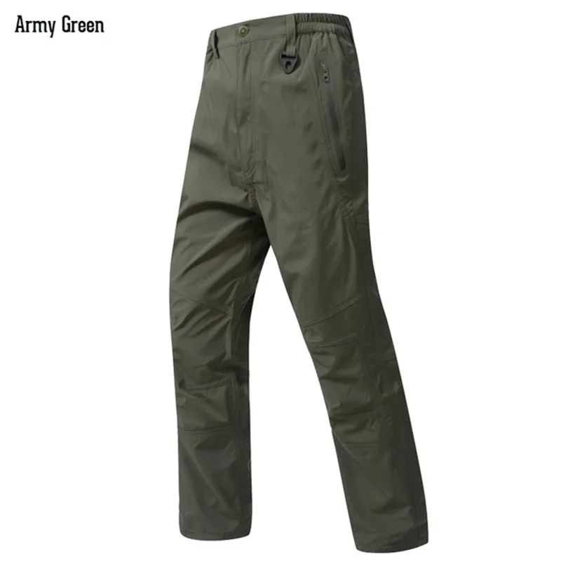 Общее давление клей водонепроницаемый дышащий жесткий корпус брюки мужские