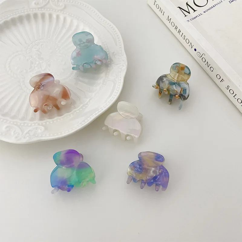 

Женская заколка для волос, маленькая Заколка-краб, аксессуар для волос в Корейском стиле, 2022