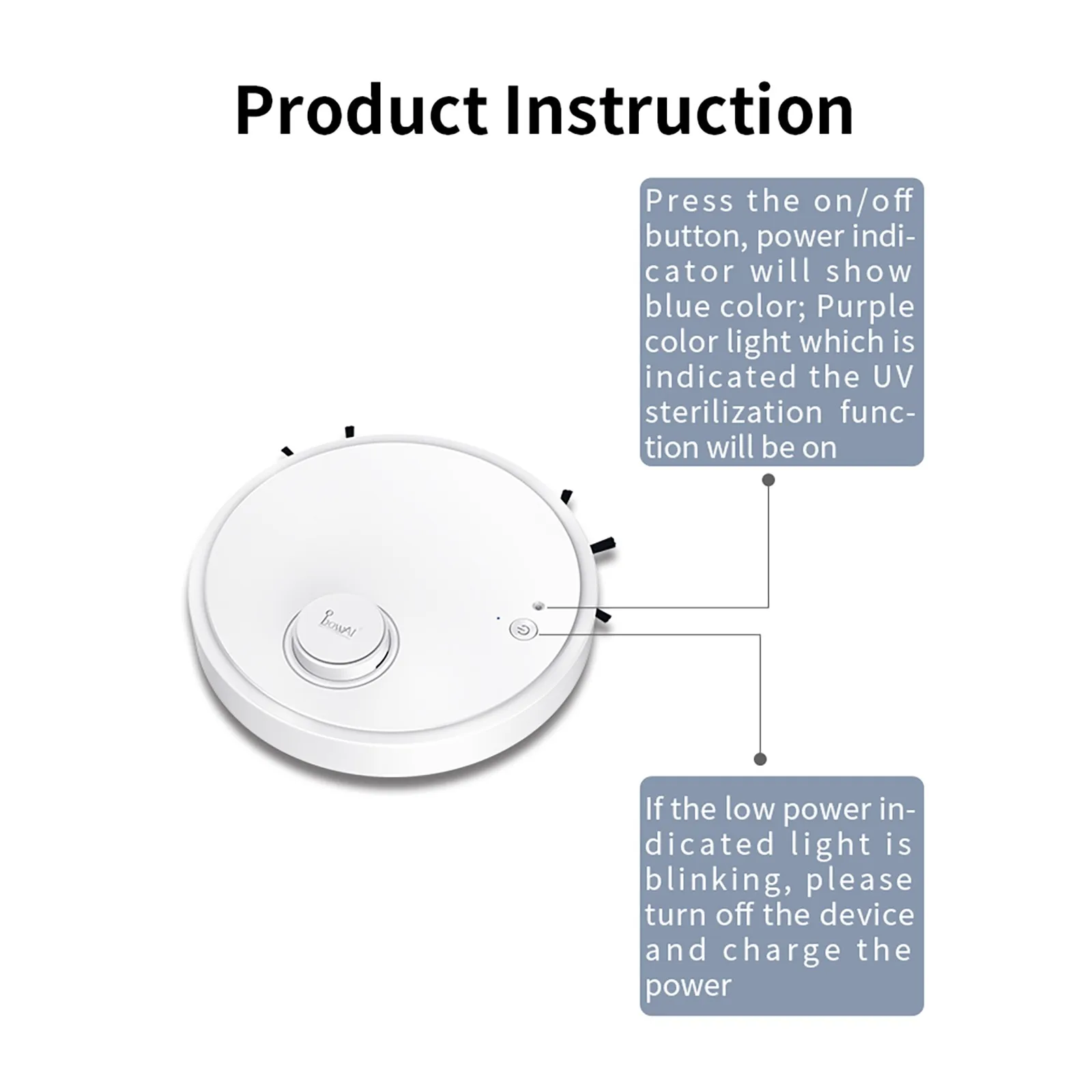 Умный робот-пылесос с USB-зарядкой беспроводной для уборки волос | Дом и сад