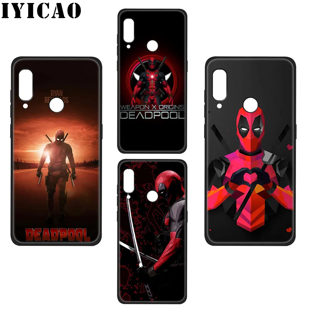 Мягкий силиконовый чехол MARVEL Deadpool для huawei mate 30 Pro Lite Y9 Prime P9 P8 |