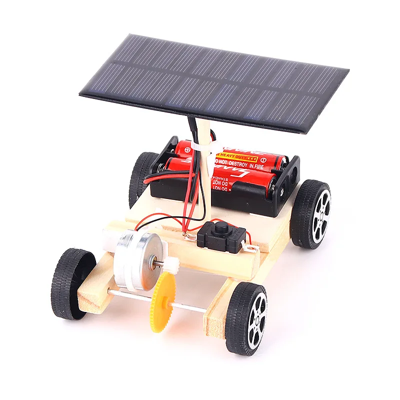 

Science and technology small production solar car creative invention handmade diy children fun scientific experiment