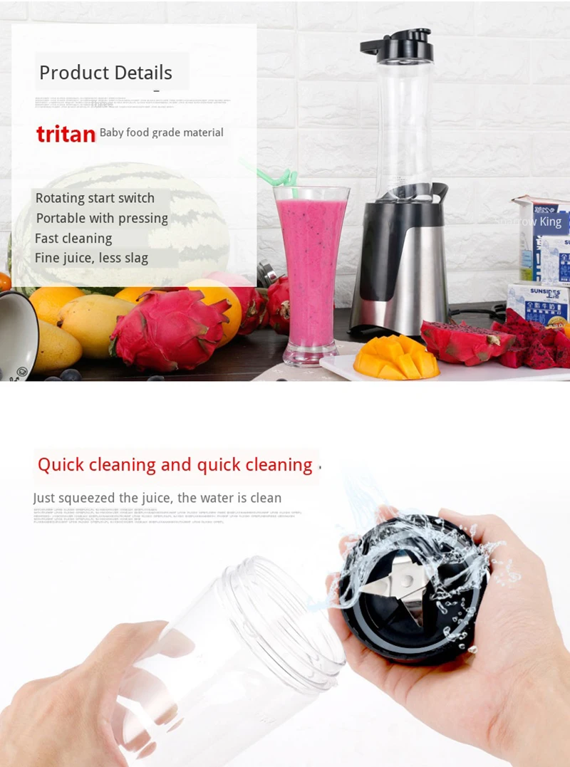 Сверхмощный коммерческий блендер профессиональный миксер Кухонный комбайн