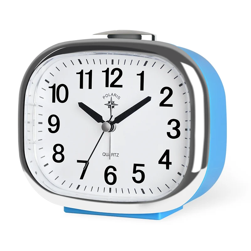 Громкие простые настольные часы современный дизайн металлический ночсветильник