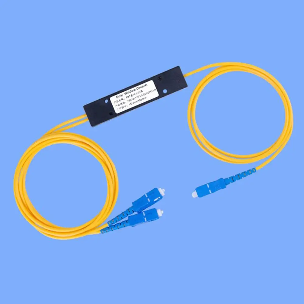 2 м Ftth SC UPC 1X2 ПЛК одномодовый оптоволоконный элемент соединения волоконно
