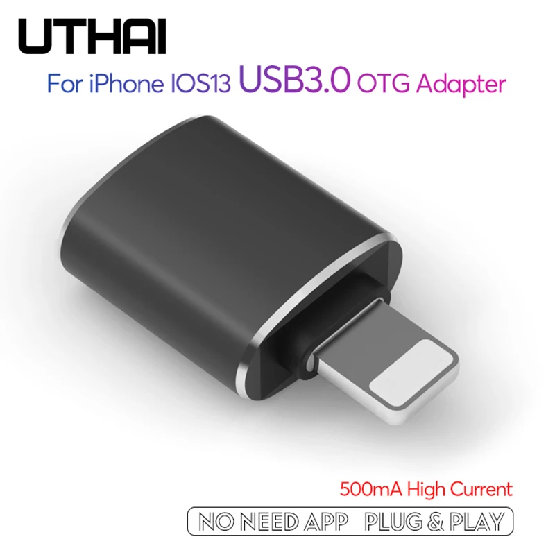 

UTHAI C16 Multi In 1 Card Reader Lightning To SD USB Adapter For iphone 8 X 11 usb3.0 Converter TF CF SD Card reading All in 1