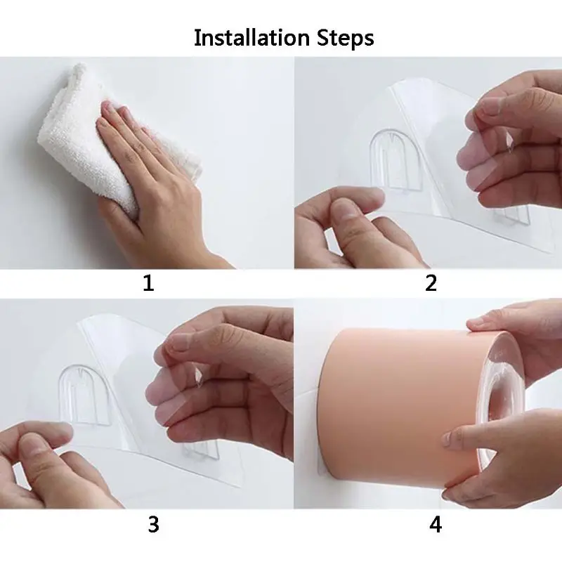 Настенный держатель рулона туалетной бумаги круглая коробка для салфеток