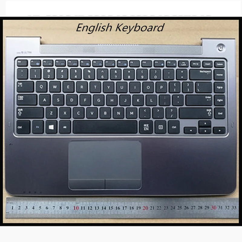 Упор для рук Верхняя Крышка корпуса клавиатуры Samsung NP 530U4B 530U4C 535U4C 532U4C Нижняя