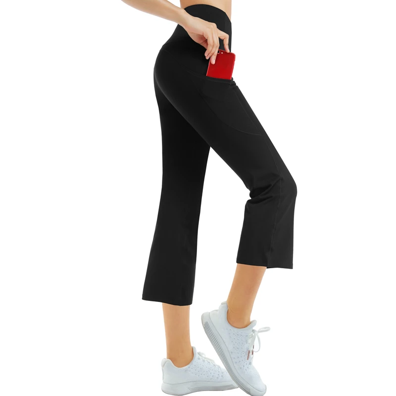 Женские штаны бриджи Dragon Fit для йоги спортивные Леггинсы с высокой талией и