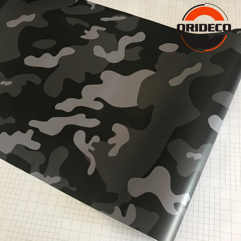 _ 1 5x5/15/20/25/30 м черно-серая камуфляжная оболочка автомобильная наклейка