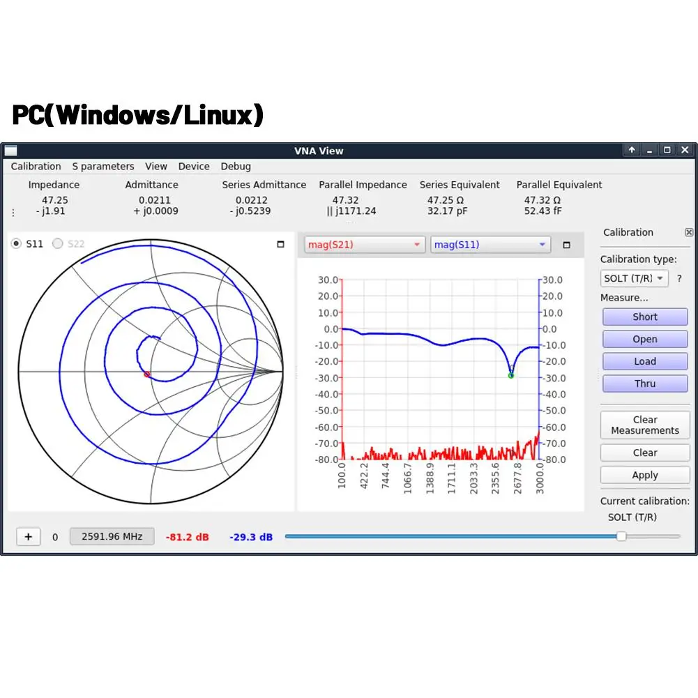 

VNA Vector Network Analyzer 50kHz-3GHz Digital Touching Screen Shortwave MF HF VHF UHF Antenna Analyzer Standing Wave