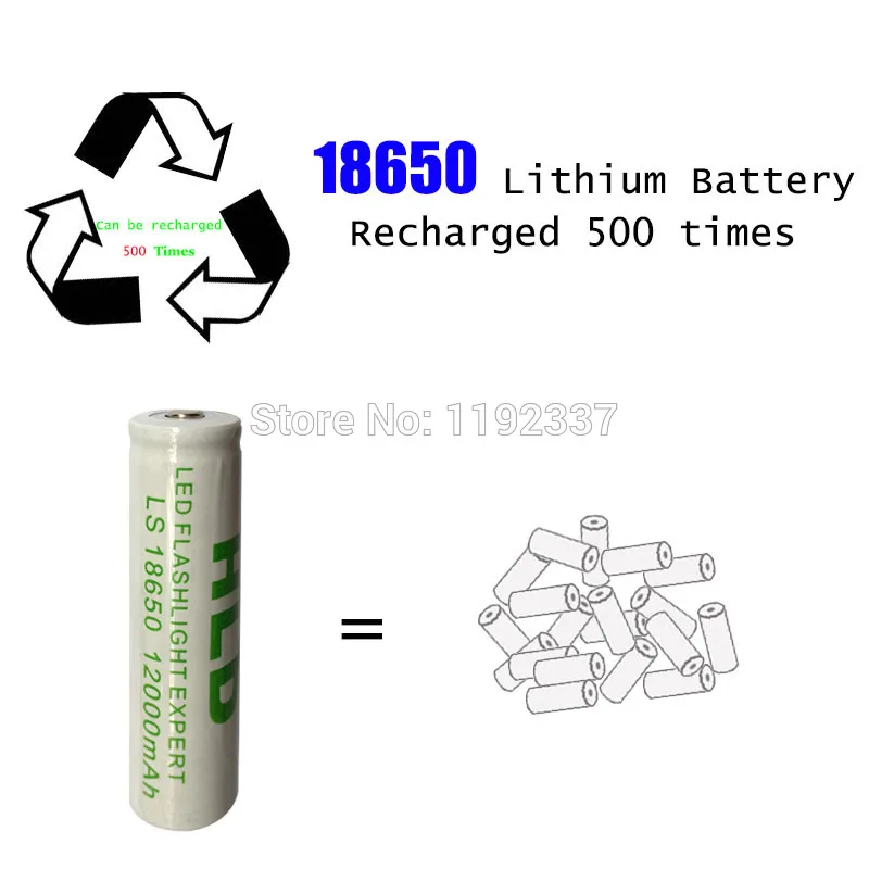 10 шт. 18650 Батарея 3 7 V 12000 мА/ч Перезаряжаемые литий-ионный аккумулятор для