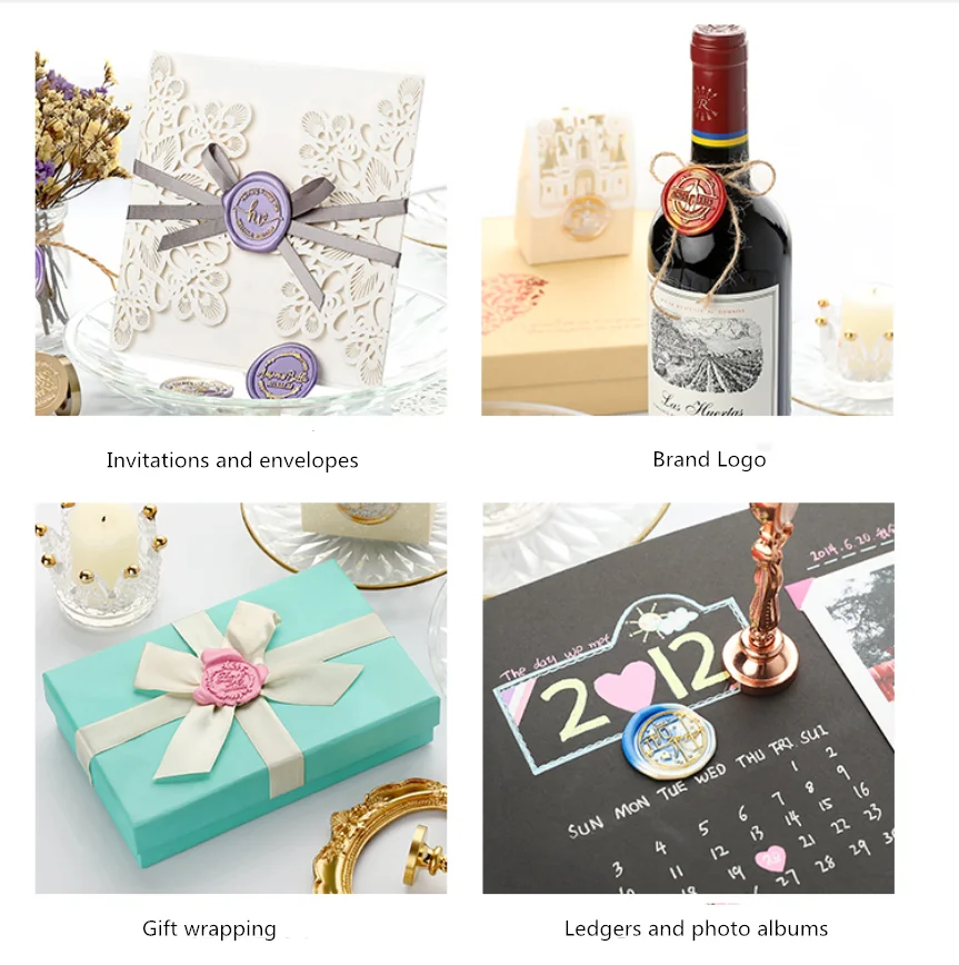 

Elegant design seal Wax Seal Stamp Retro Antique Sealing Wax Scrapbooking Stamps HEAD Wedding Decorative Invitation
