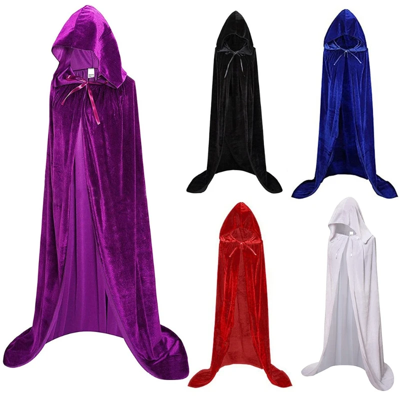 

Halloween Grim Cowl Cloak Cosplay Costumes Hooded Poncho for Adult Hoodies For Men Cowl Hood Scarf Cloak Halloween