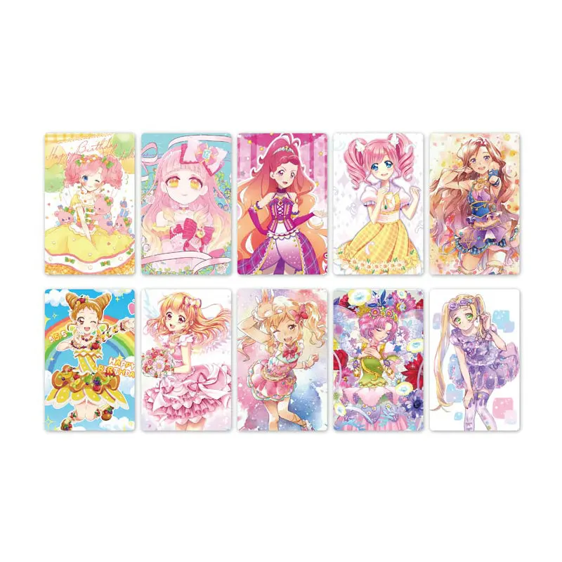 Style 01 10 шт. Aikatsu Friends! Карта аниме стикер s крапленая карта стикер дети стикерные игрушки для детей коллекция подарок - Цвет: Style 01