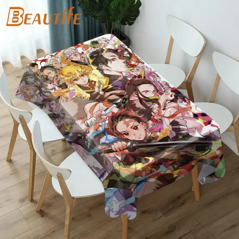 Свадебная скатерть из аниме киметасу No Yaiba на заказ для букета стола украшение