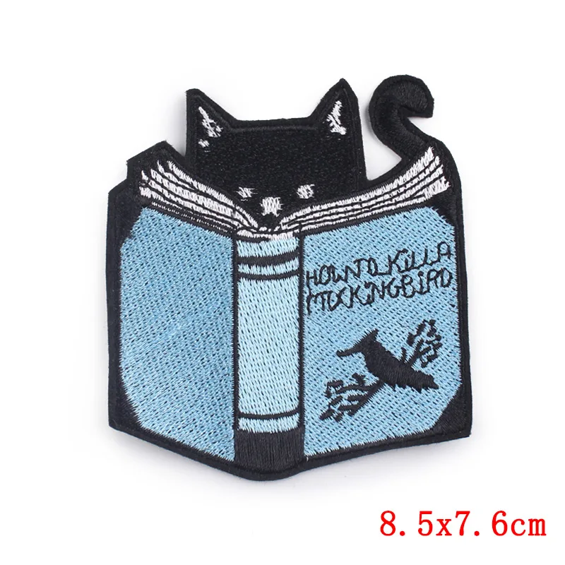 10 шт. Детские нашивки с вышивкой Кот | Дом и сад