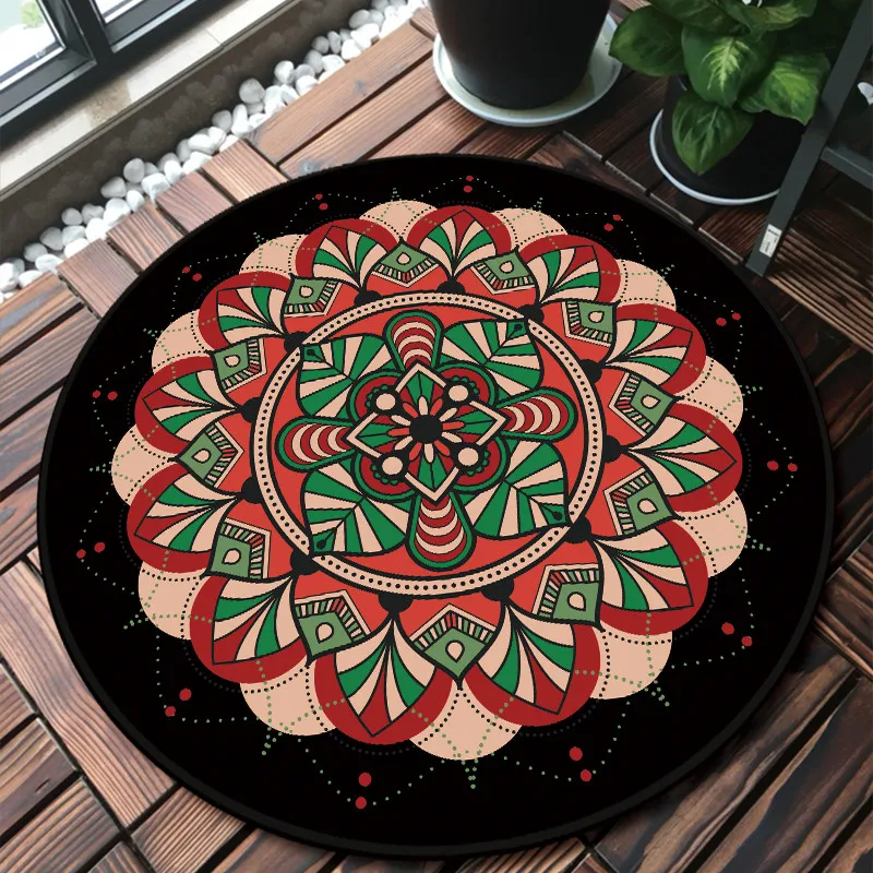 

Carpets Rug for Bedroom Living Room Anti-Slip Floor Mats Kids Room Round Area Rug Nordic Fashion Carpet Rugs Modern Mat Blanket