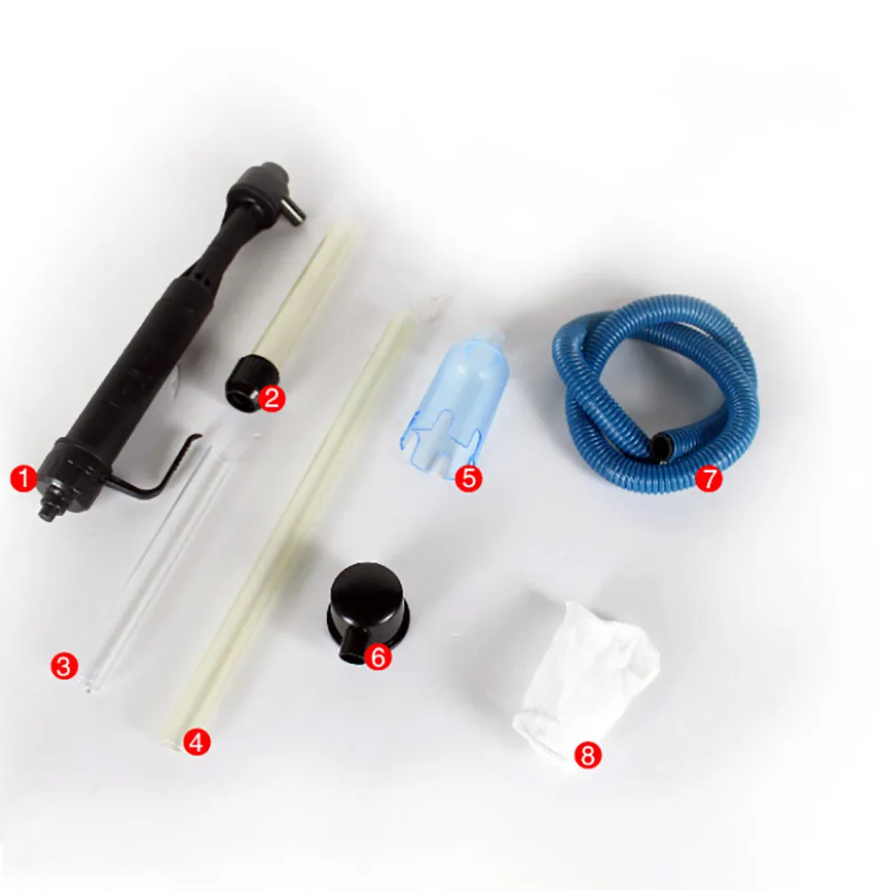 

2021 Aquarium Water Changer Liquid Transfer Vacuum Semi-auto Sand Washing Fish Tank Filter Cleaning Water Absorber Suction Pipe