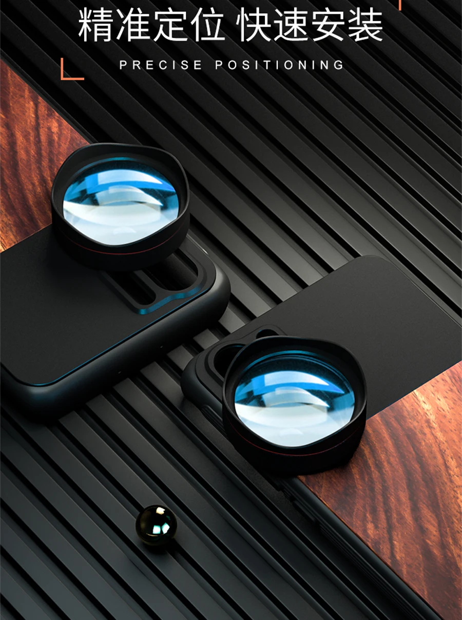 kase moblie phone lens woodenaluminum alloy case holder for huawei mate 40 20 p30 p40 p20 pro p10 and 17mm smartphone lens free global shipping