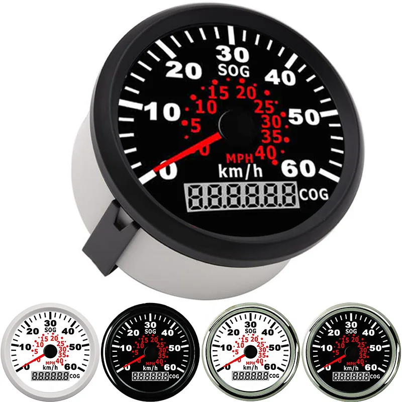 85 мм мото rcycle Авто Грузовик Морская Лодка GPS измеритель скорости 60 км/ч датчик