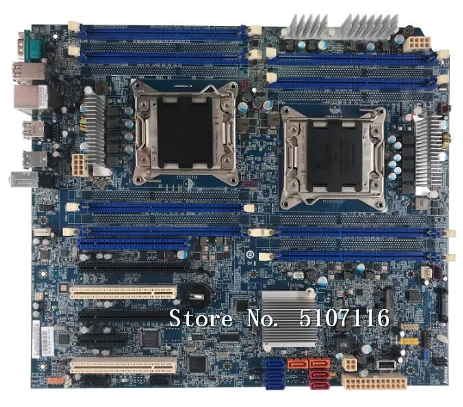 Высококачественная материнская плата C30 для рабочей станции C602 Dual X79 03T6730 будет