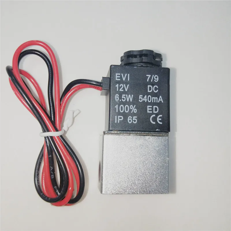 

DC 12V Solenoid Valve 1/4" 1/8" 2 Way Normally Open Direct-acting Pneumatic Valves For Water Air Gas Hot