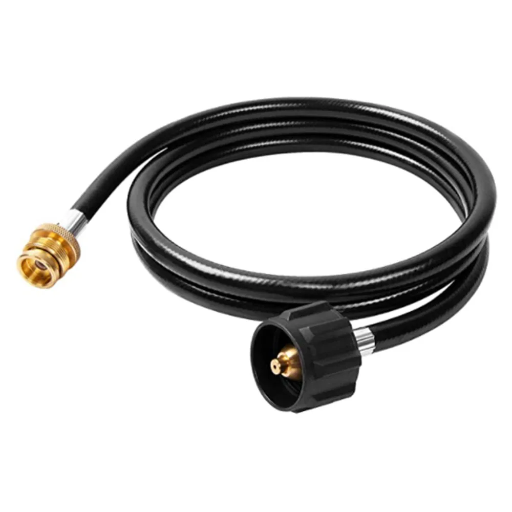 

6 Feet Propane Tank Hose Adapter 1 to 20 Pound Converter Replacement for Heaters Camping Gas Stoves Coupler Outdoor Grill BBQ