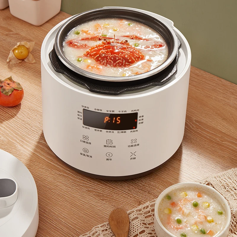 

LIFE ELEMENT 2L Rice Cooker with 13 Functions Cook Rice Porridge Soup Preheat Temperature Control 220V