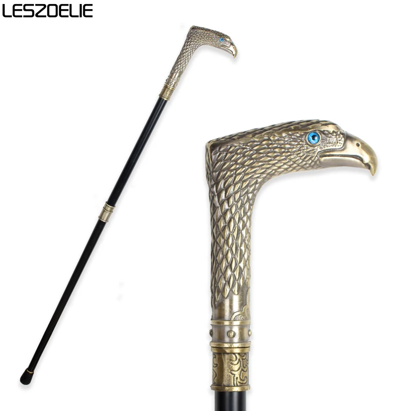 Бронзовая трость с головой орла для мужчин вечерние декоративная ходьбы Модная