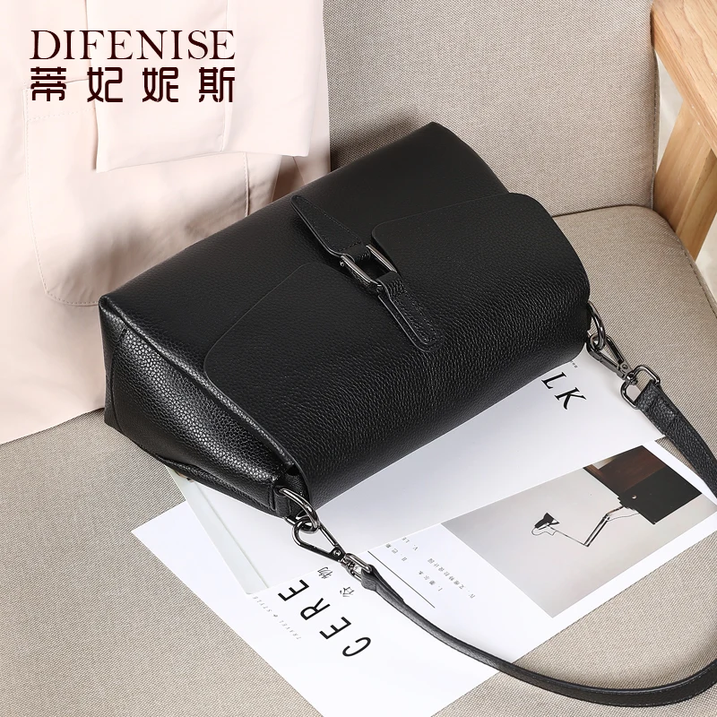 

Difenise Genuine Leather Female Hobos Shoulder Crossbody High Quality Totes Women Messenger Handbags