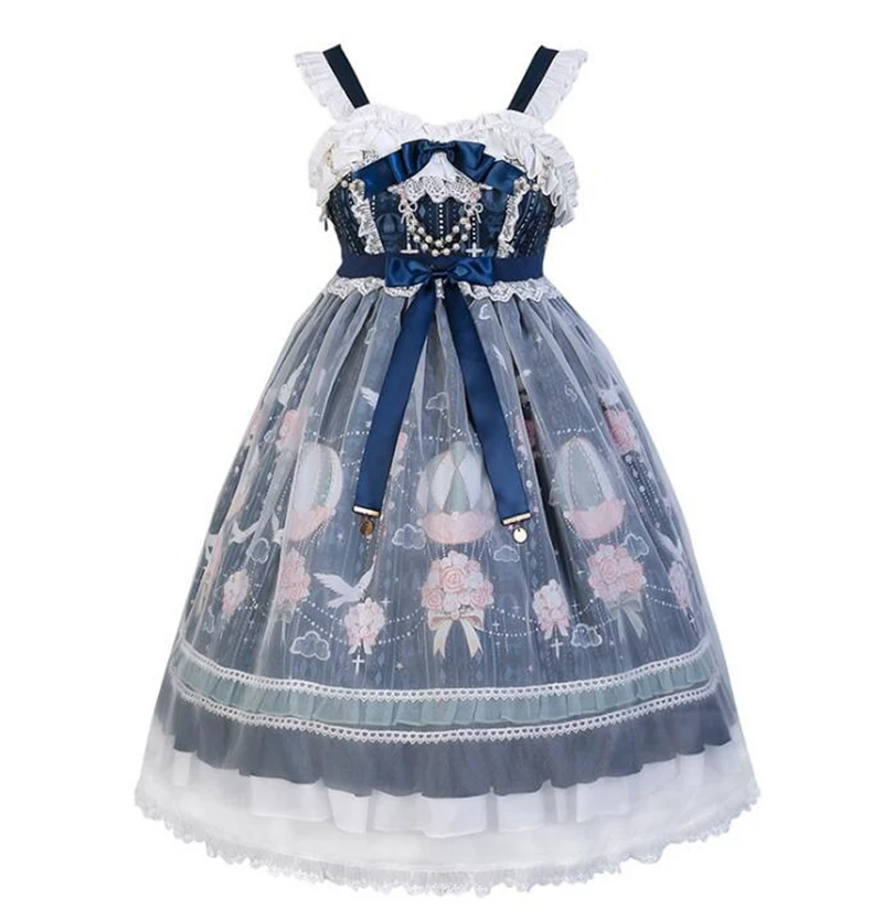 

Женское платье на подтяжках для косплея Fairy Lolita JSK