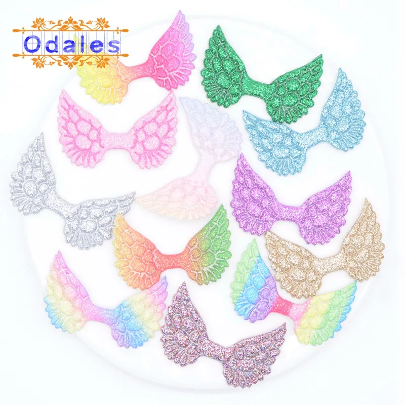 20 шт смешанные цвета мягкие блестящие/Блестящая форма Крыло ангела горный