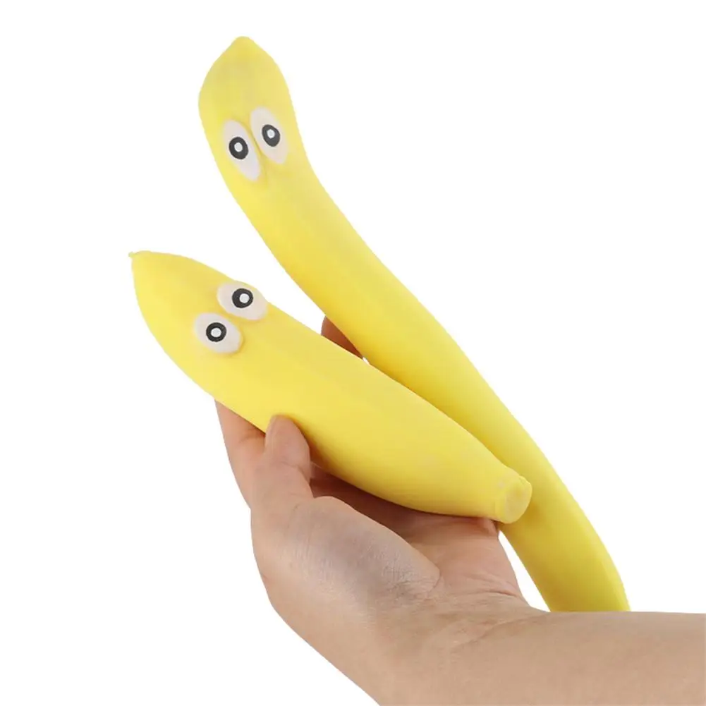 

1PC Slow Rising Squishy Banana Wrist Hand Pad Rest Kids Toy Charm Home Decoration Stress Relief Toy Anti-Stress Banana Shape Toy