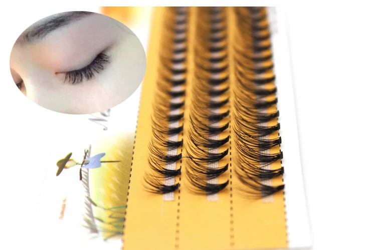 Натуральный стиль 60 пряди 20D ресницы для наращивания норковые полосы