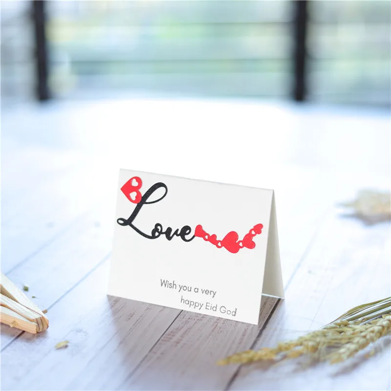 Металлические штампы YaMinSanNiO Love в форме сердца с надписью для скрапбукинга