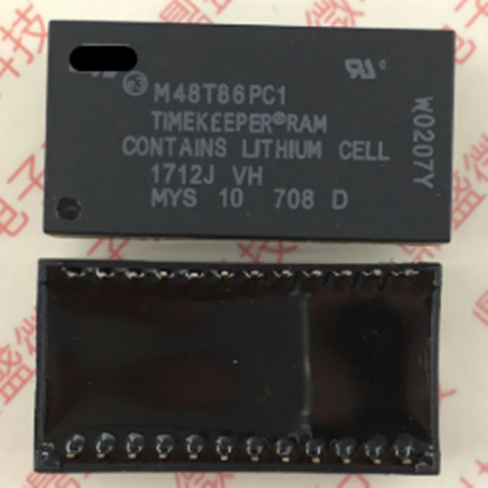 10 шт./лот новый оригинальный M48T86 M48T86PC1 DIP-24 чип часов в реальном времени DIP24 лучшее